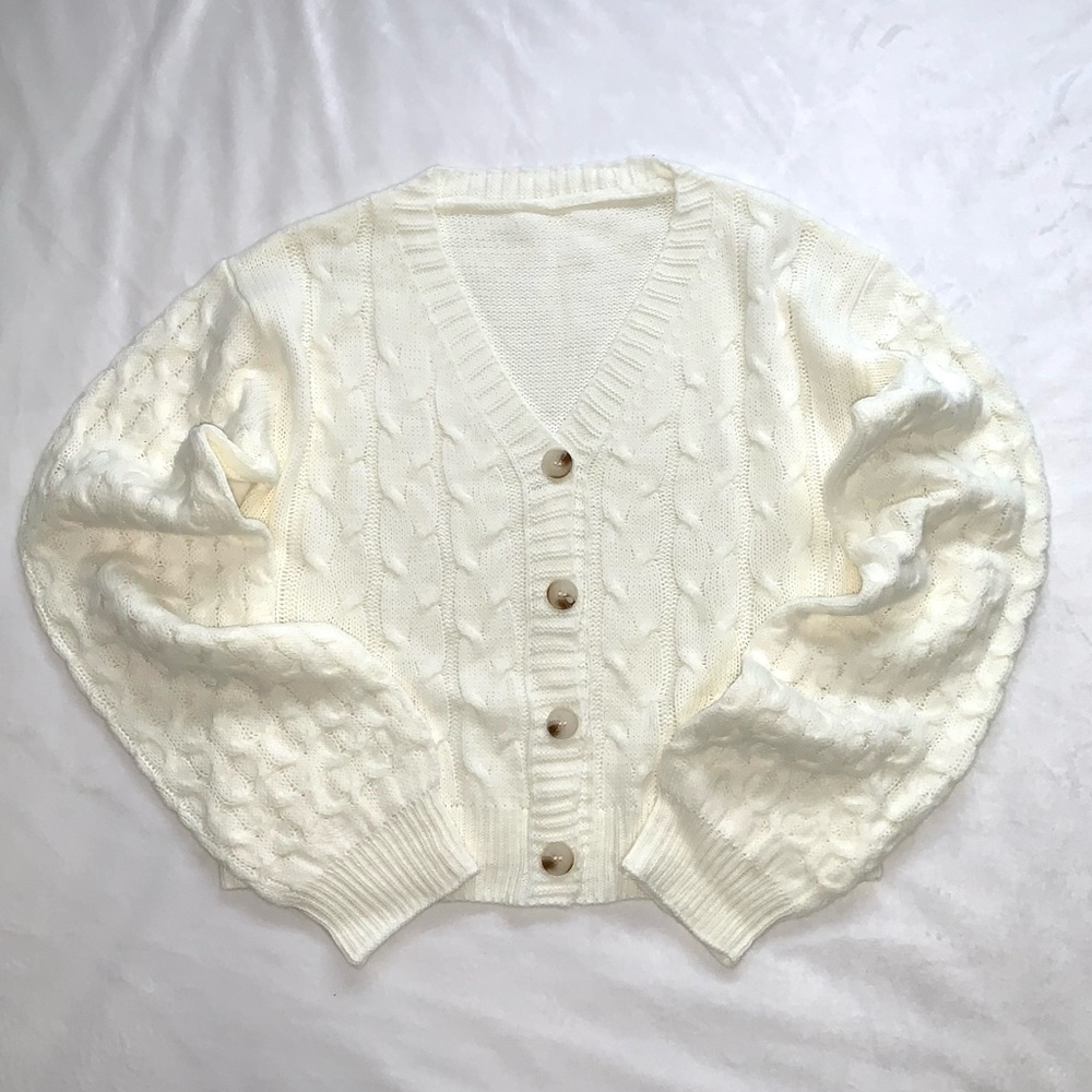 SHEIN Cable Knit Cardigan